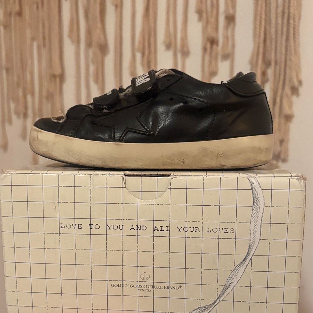 Golden Goose Black and White Men's Sneakers